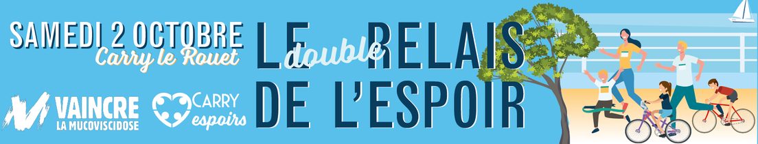 Le double Relais de l'Espoir, samedi 2 octobre 2027, Carry-le-Rouet